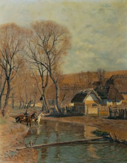 Early spring in eastern Galicia, 1917. Creator: Anton Hans Karlinsky.