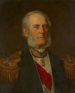 Bernhard Freiherr von Wüllerstorf-Urbair, 1877. Creator: Christian Griepenkerl.