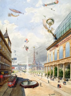 Vienna in a hundred years, 1887. Creator: Edmund-Frédéric-Arthur Krenn.