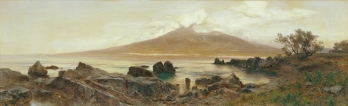 Vesuvius, 1881. Creator: Eduard Peithner von Lichtenfels.