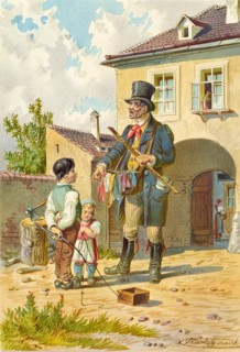 The Bandelchanker, around 1848. Creator: Franz Gerasch.