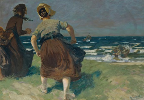 Storm, 1908. Creator: Friedrich Klein-Chevalier.