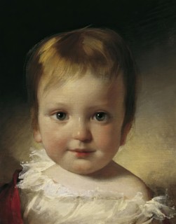 Baron Alexander Vesque von Püttlingen as a child, 1836. Creator: Friedrich von Amerling.