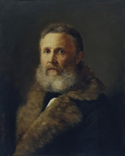 The painter Carl Teibler, the artist's father, 1877. Creator: Georg Teibler.