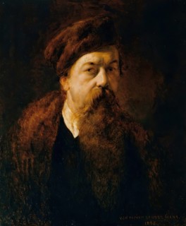Self-portrait, 1868. Creator: Hans Canon.