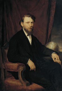 The doctor Professor Moriz Benedikt, 1876. Creator: Hans Canon.