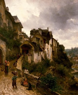 Motif from Zell, 1883. Creator: Hugo Darnaut.