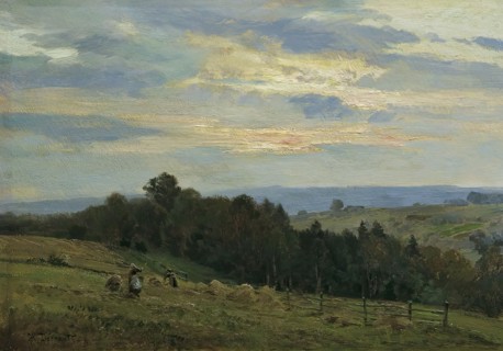 At harvest time, 1901. Creator: Hugo Darnaut.