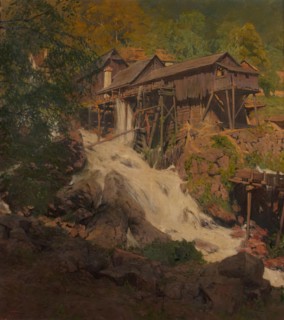 At the Sarmingbach, 1911. Creator: Jindrich Tomec.