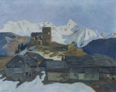 Winter in Ladis (Tyrol), 1925. Creator: Mathilde Sitta-Alle.