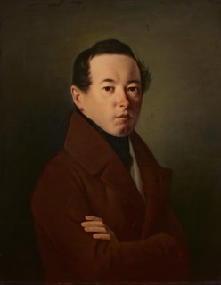 Self-portrait (?), 1854. Creator: Michael Neder.