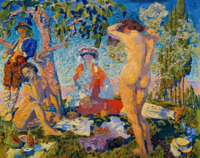 Picnic, 1906. Creator: Otto Hettner.