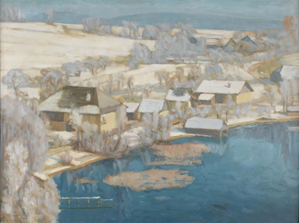 Unterbuchberg in winter II, 1946. Creator: Walther Gamerith.