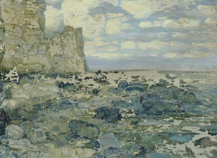 On the sea beach, (1902?). Creator: Wenzel Radimsky.