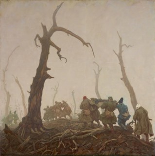 Transporting the wounded, 1916. Creator: Wilhelm Dachauer.