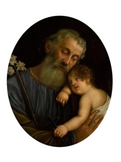 Joseph and child, 1886. Creator: Diodato Massimo.