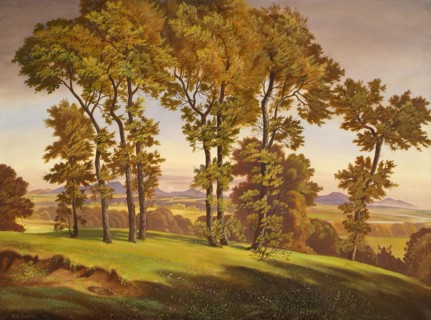 Landscape with trees, 1939. Creator: Emil Ernst Heinsdorff.