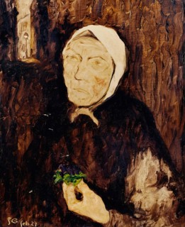 The violet seller, 1927. Creator: Franz Secky.