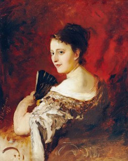 Theresia Fritz aged around 18, 1879. Creator: Gustav Wertheimer.