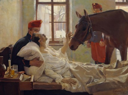 A lovely visit, 1894. Creator: Maximilian Kurzweil.