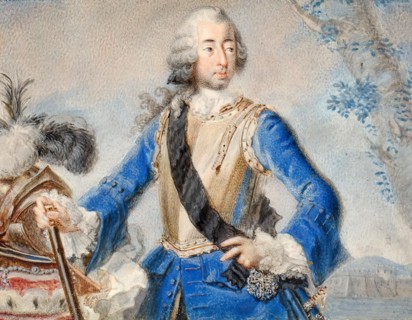 General with armour, ducal hat and helmet, 1720/1740. Creator: Unknown.