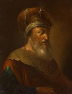 Oriental with turban, 1750/1800. Creator: Unknown.
