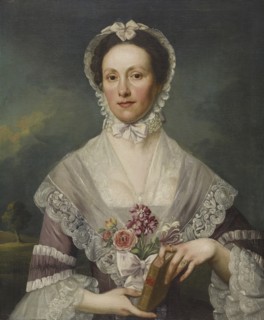 Portrait of a Lady Holding a Book, c1740-49. Creator: George Beare.