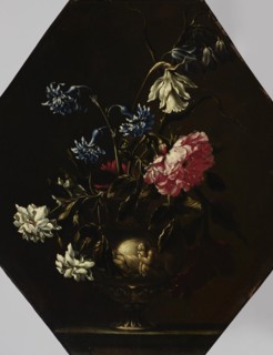 A Vase of Flowers, 1625-1650. Creator: Giacomo Recco.