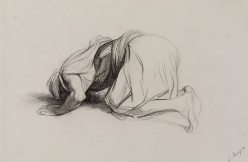 Moslem at Prayer, 1883. Creator: Charles Bargue.