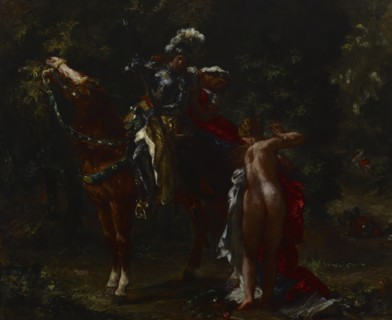 Marphise, 1852. Creator: Eugene Delacroix.