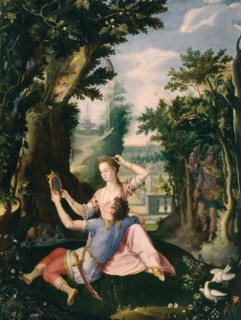 Rinaldo and Armida in the Enchanted Garden, c1581-1611. Creator: Jan Soens.