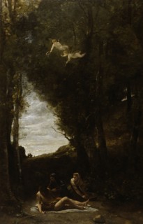 St. Sebastian Succoured by Holy Women, 1851-1873. Creator: Jean-Baptiste-Camille Corot.