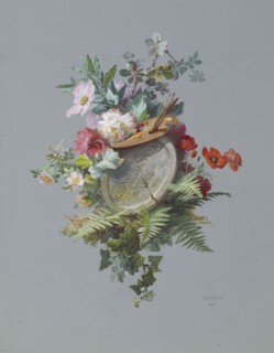 Tailpiece for Bonvin Album, 1867. Creator: Jean Marie Reignier.