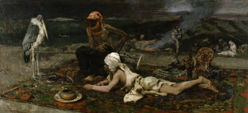 Hindu Snake Charmers, 1869. Creator: Mariano Jose Maria Bernardo Fortuny y Carbo.