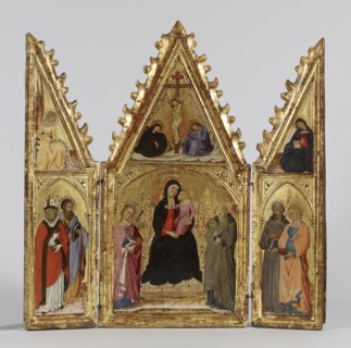 Madonna and Child Enthroned with Saints, c1380-1400. Creator: Master of Panzano.