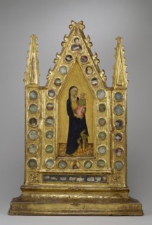 Reliquary Tabernacle with the Virgin and Child, c1350. Creator: Naddo Ceccarelli.