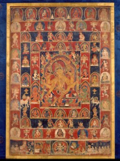 Mandala of Vasudhara, early 15th century. Creator: Unknown.