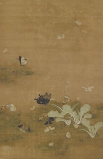 Cabbages and Butterflies, 15th-16th century. Creator: Nianyi.