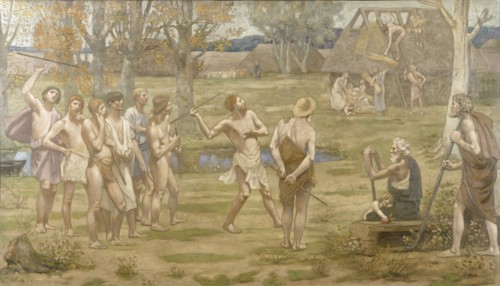 Ludus Pro Patria, 1883. Creator: Pierre Puvis de Chavannes.