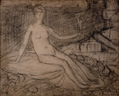 Study for "Hope", c1872. Creator: Pierre Puvis de Chavannes.