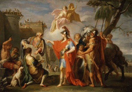 Alexander the Great Founding Alexandria, 1736-1737. Creator: Placido Costanzi.