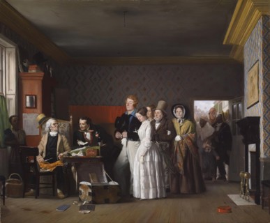 The Sailor's Wedding, 1852. Creator: Richard Caton Woodville.