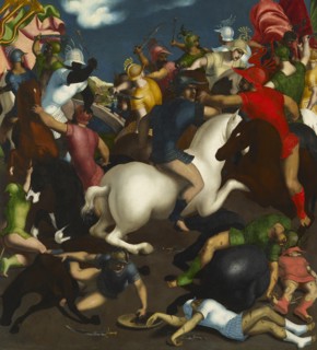 Battle Scene, 16th century. Creator: School of Ferrara.