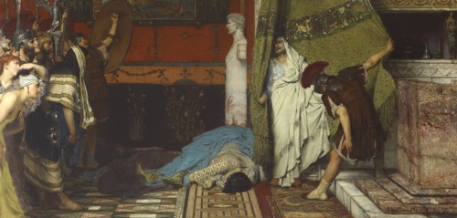 A Roman Emperor: 41 AD, 1871. Creator: Sir Lawrence Alma-Tadema.