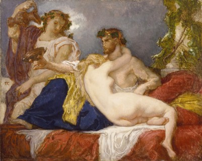 Horace and Lydia, after 1843. Creator: Thomas Couture.