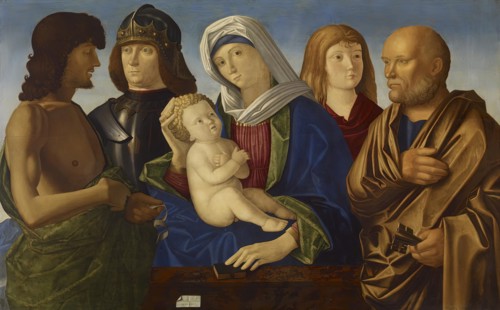 Madonna and Child with Four Saints, c1500. Creator: Vincenzo Di Biagio Catena.