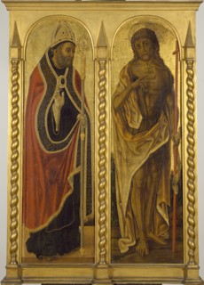 Saint Benedict and Saint John the Baptist, 1487-1492. Creator: Vittore Crivelli.