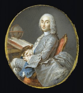 Miniature Portrait of César François Cassini de Thury, c1750. Creator: Jean-Marc Nattier.