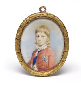 Portrait of George, Prince of Wales, c1773.  Creator: Jeremiah Meyer.