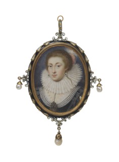 Portrait of Elizabeth Stuart, c1618. Creator: Peter Oliver.